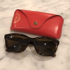 Ray Ban ‘RB4159’ Tortoise Color Sunglasses